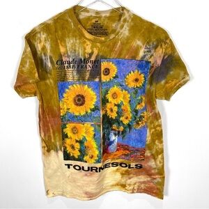 Monet Graphic t-shirt Mustard yellow sunflowers small
